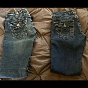 2 PAIRS of True Religion Jeans